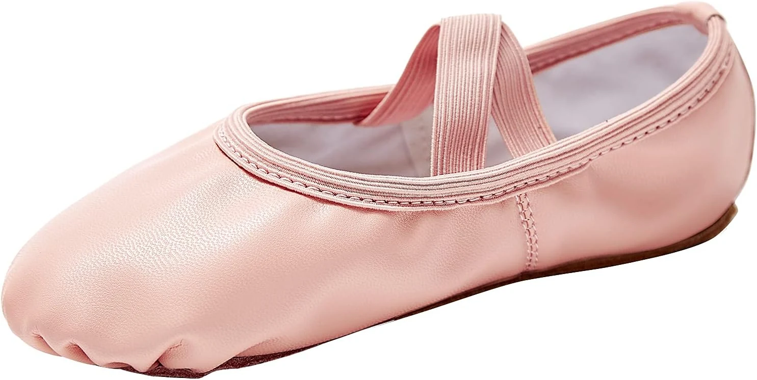Stelle Ballet Shoes for Girls Soft Leather Dance Slippers Ballerina Shoes