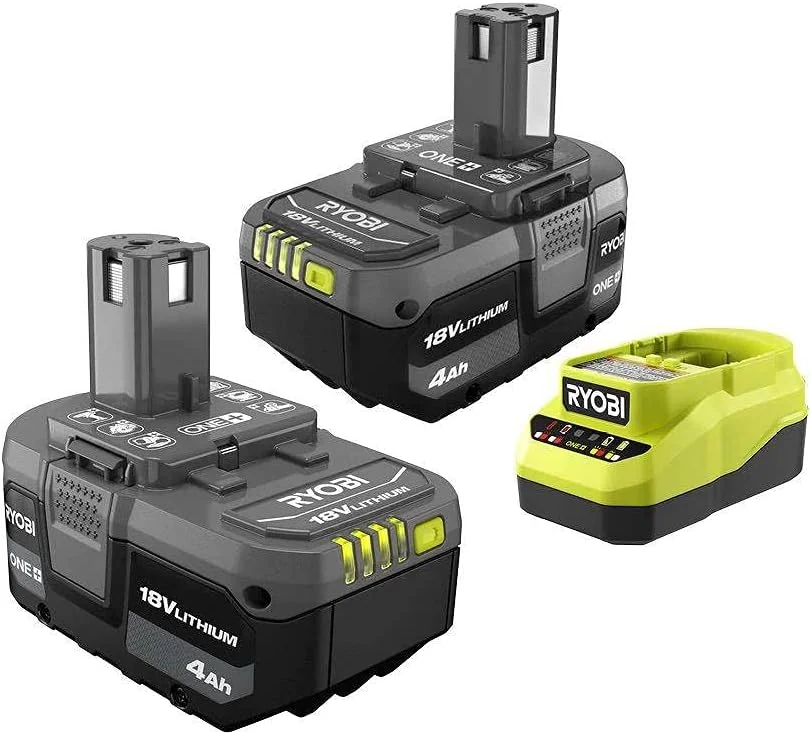 ONE+ 18V Lithium-Ion 4.0 Ah Battery (2-Pack) and Charger Kit (PSK006)