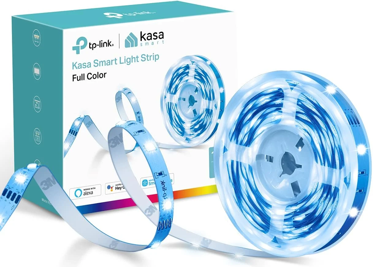 Kasa Smart LED Light Strip, 16.4ft WiFi LED Strip Works with Alexa, Google Home, SmartThings (KL400L5)