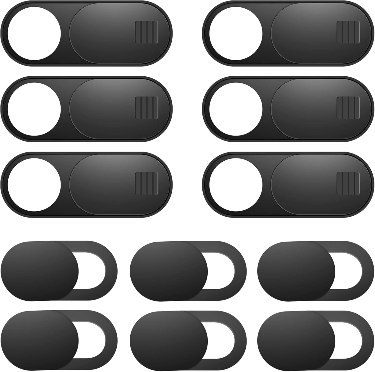 ZUCUCUC Laptop Camera Cover Slide, 12 Pack Webcam Cover (Phone + Tablet + Laptop)