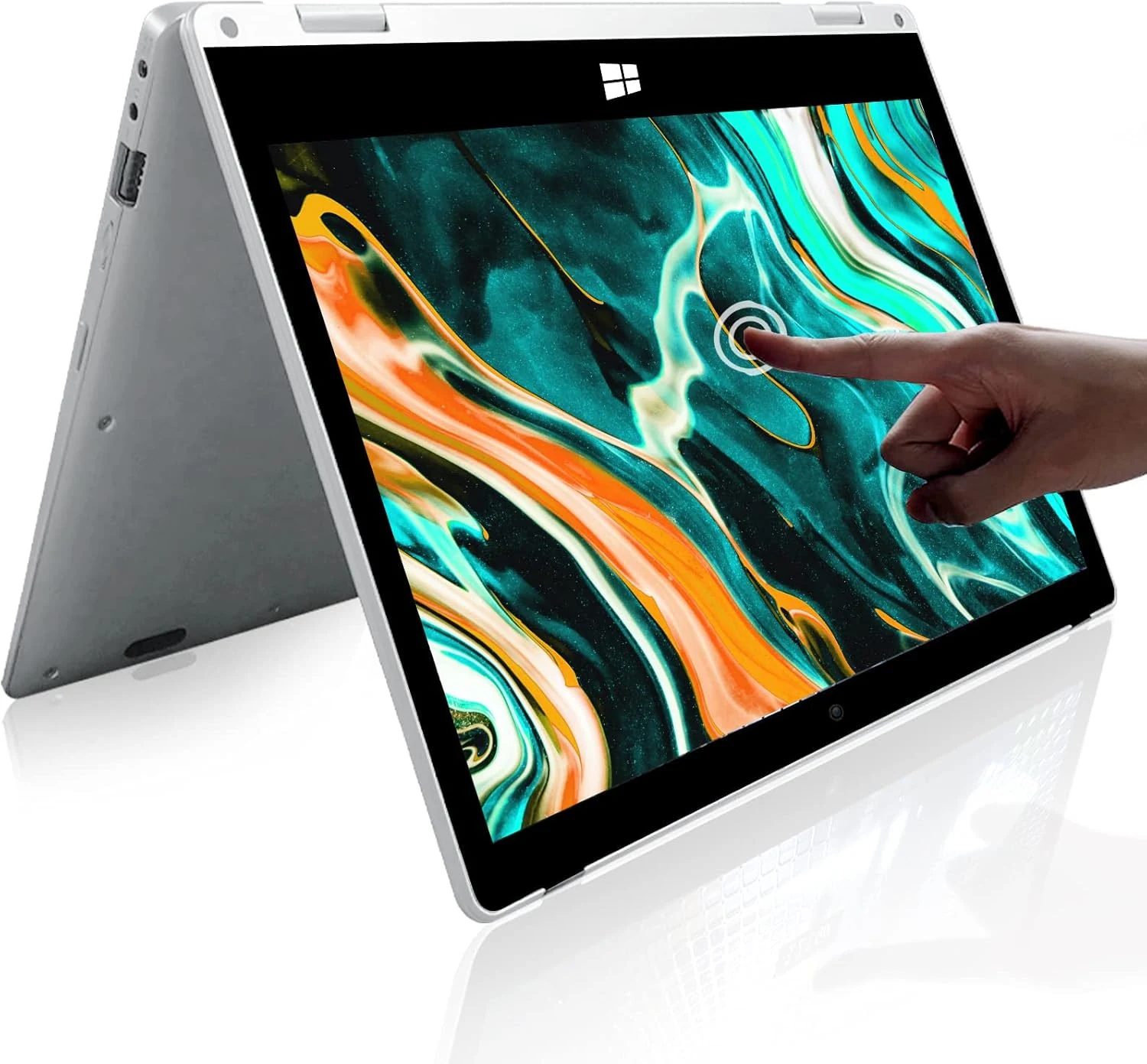 SZTPSLS Windows Laptop, 2 in 1 with Touchscreen (11.6" FHD, 360° Convertible)
