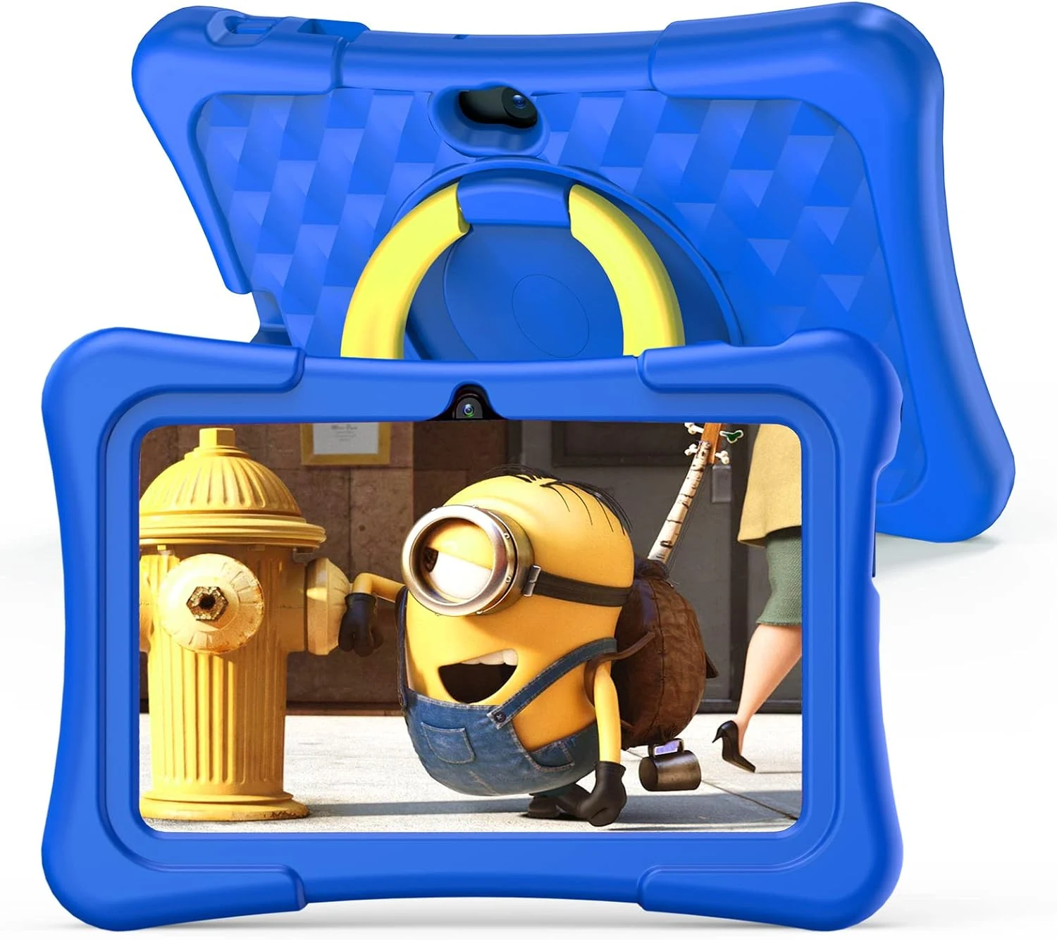 PRITOM 7 inch Tablet for Kids with Solid Case, Kids Tablets 32GB with Parental Control
