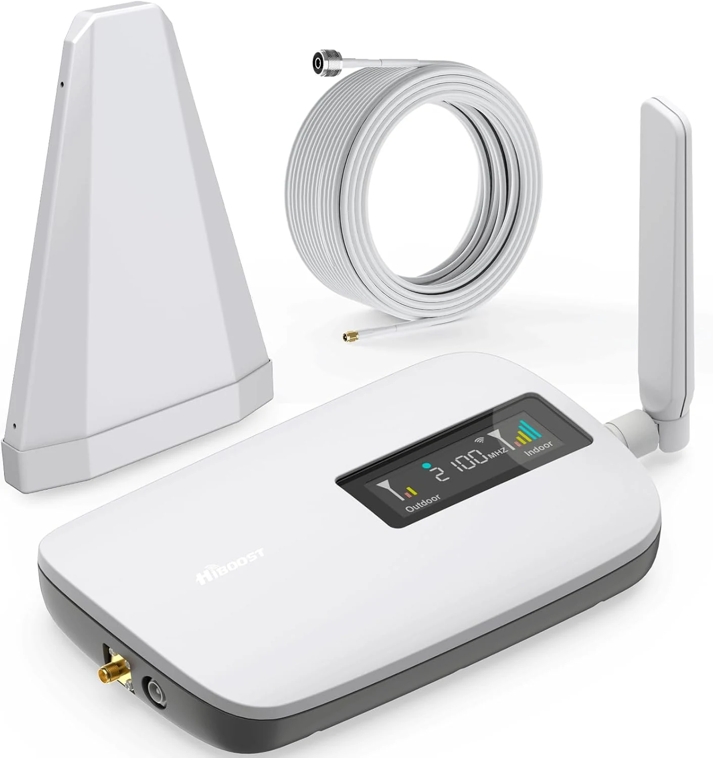 HiBoost Sidekick Cell Phone Booster for Home Office (5G & 4G LTE, FCC Approved)