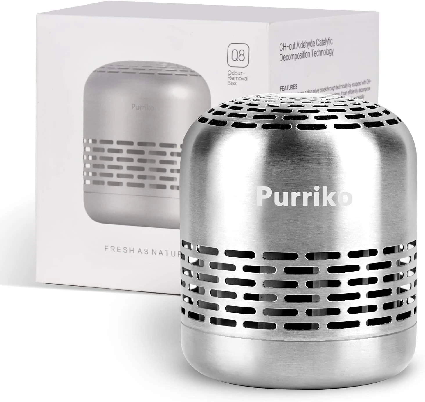 Purriko Refrigerator Deodorizer, Lasts up to 10 Years, Refrigerator Odor Eliminator