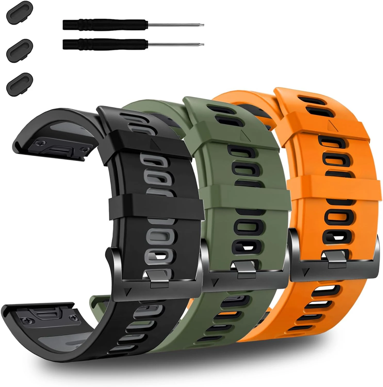 ZPJPPLX 26mm Easy Fit Watch bands For Tactix 8/Fenix 8 7X Pro 6X 5X