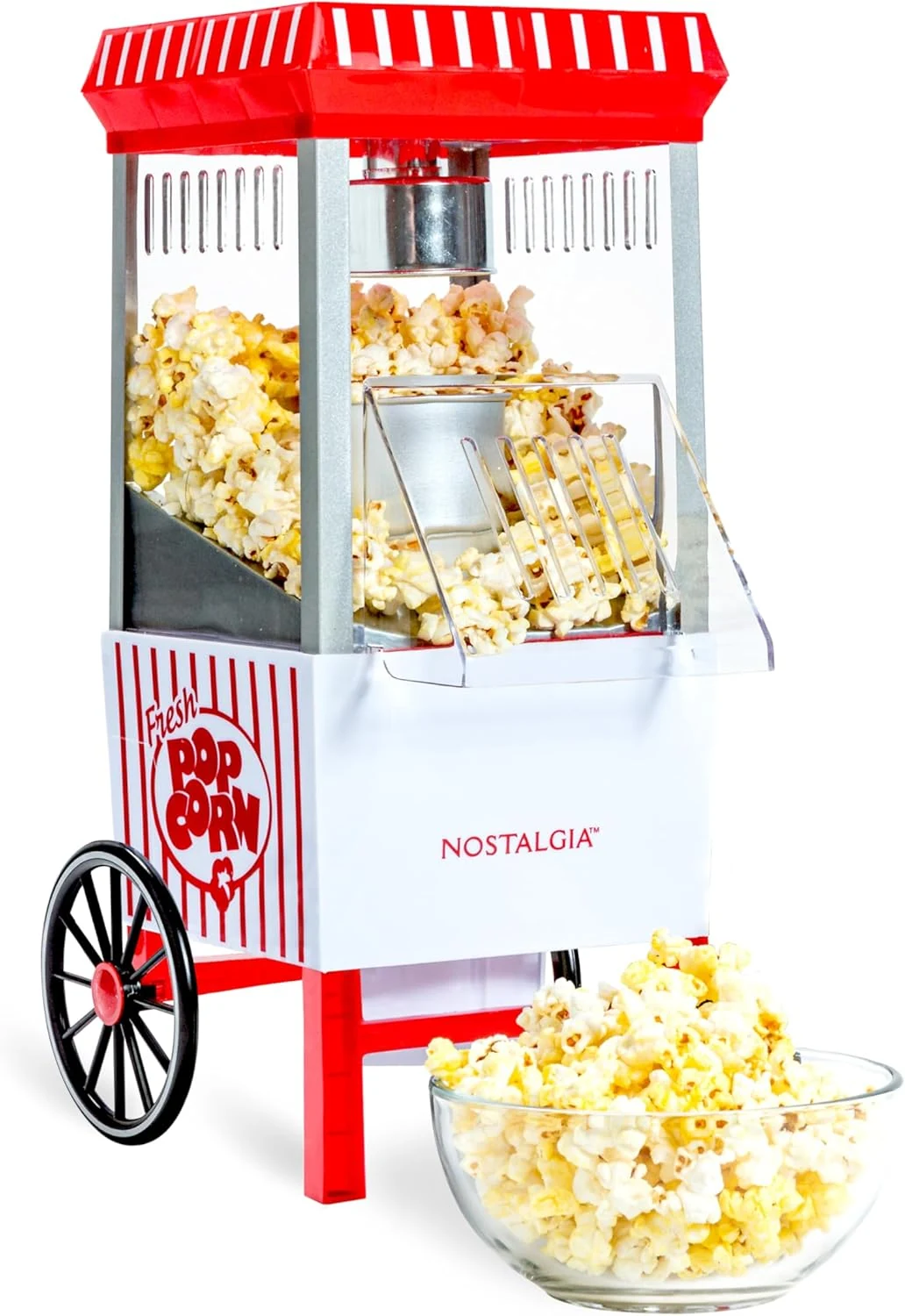 Nostalgia Vintage Hot-Air Popcorn Maker Machine