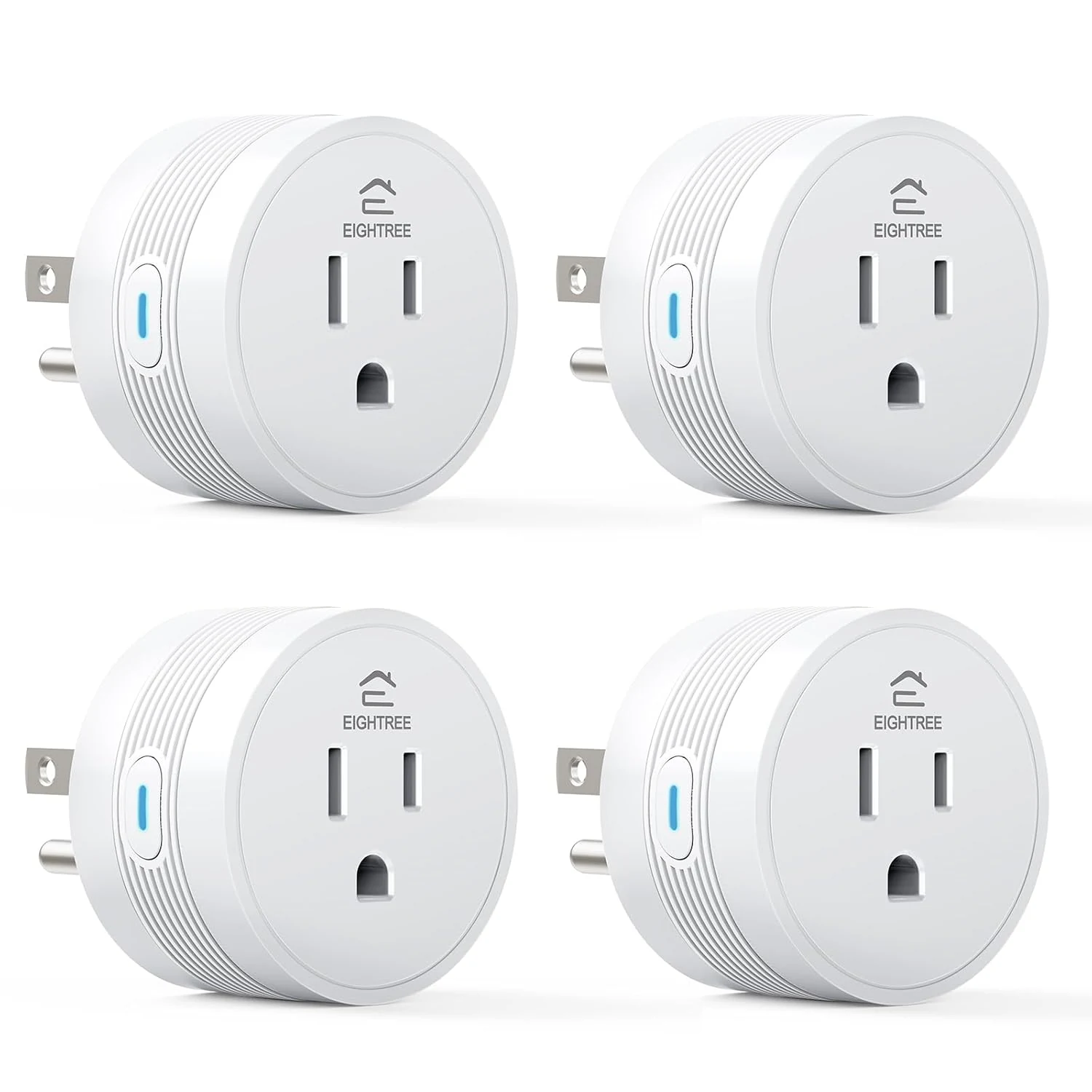 EIGHTREE 15A Smart Plug, Wi-Fi & Bluetooth Smart Outlet for High-Power Home Appliances