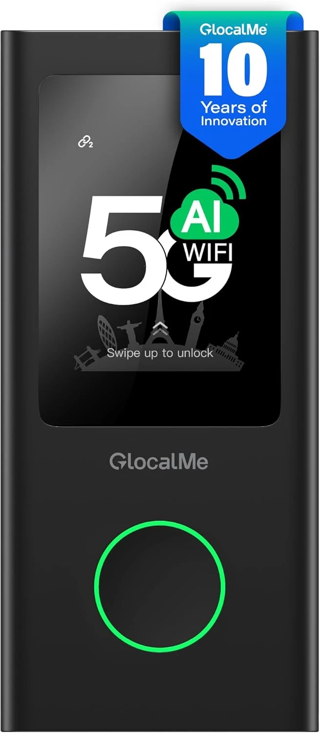 GlocalMe Numen Air 5G Mobile Hotspot, Portable WiFi Hotspot for review