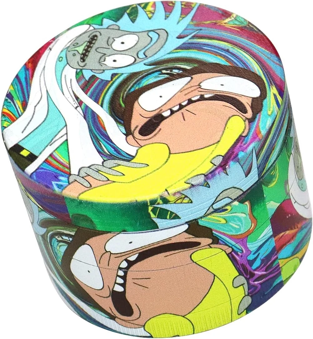 Kitchen Spice Grinder 2.4'',Cartoon 2 Cyan