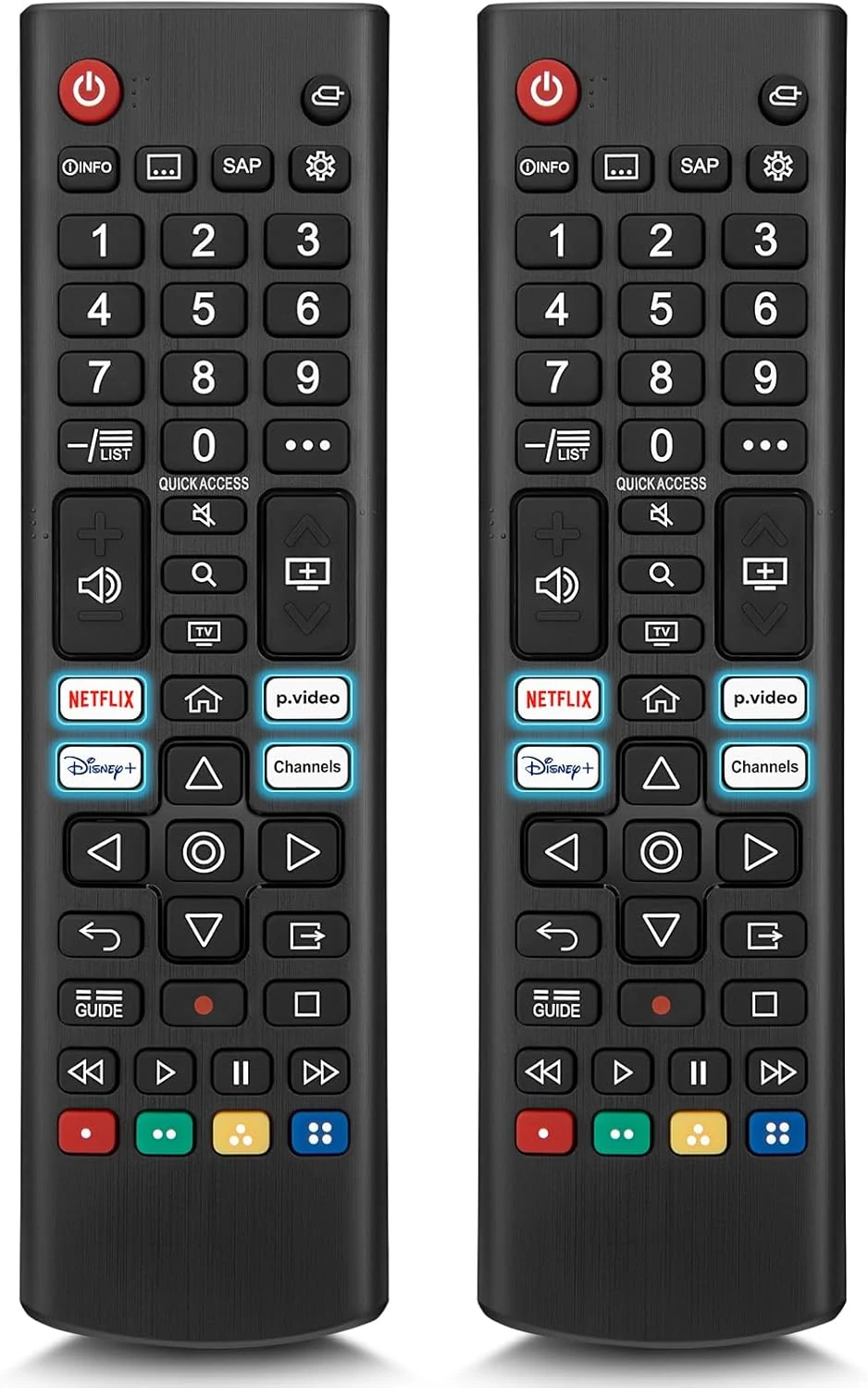 Universal for LG Smart TV Remote Control Replacement (Pack of 2)