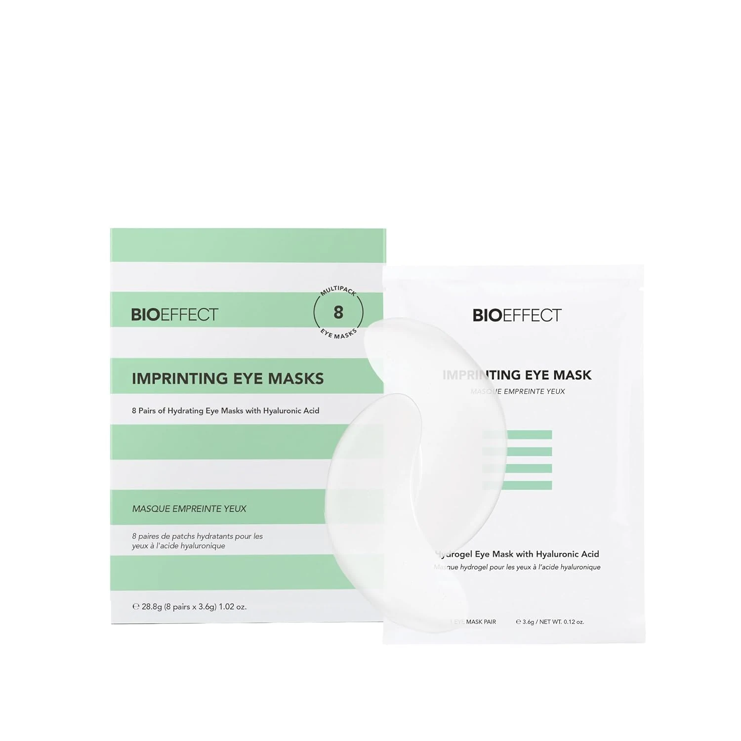 BIOEFFECT Imprinting Eye Masks | Hydrogel Under Eye Masks with Hyaluronic Acid