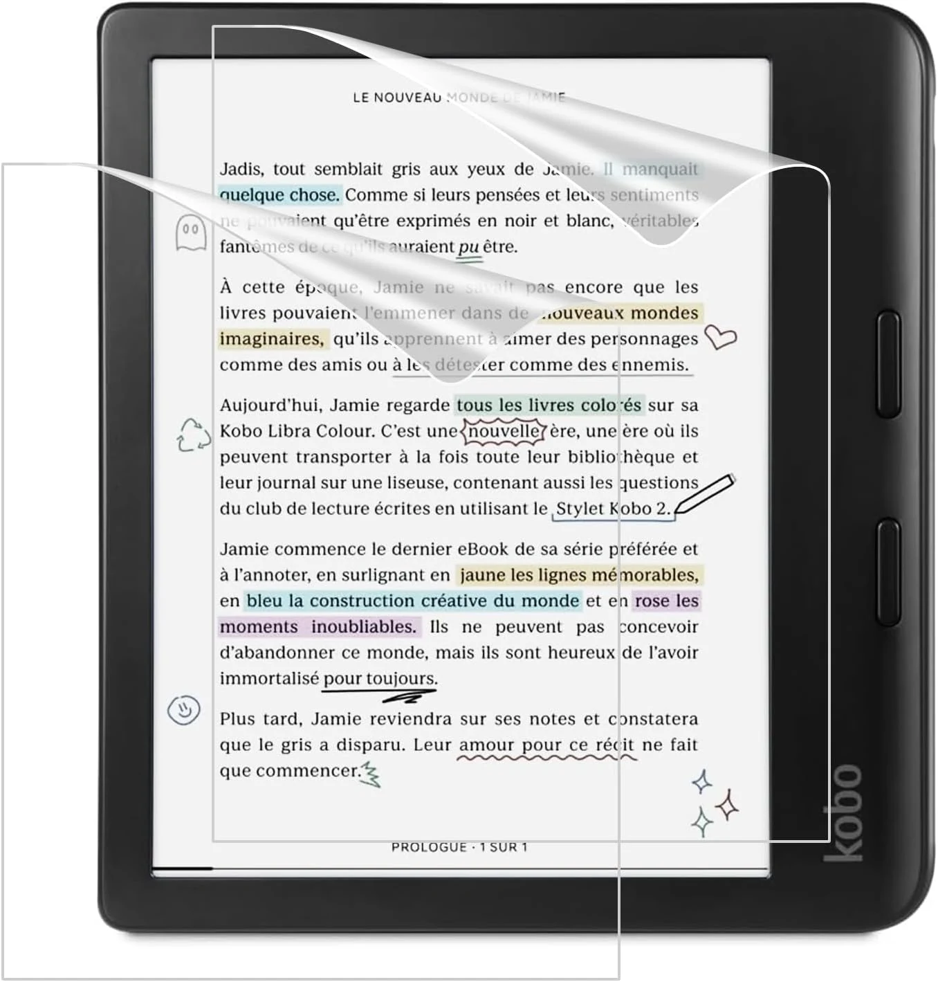 MoKo 2-Pack Matte Screen Protector Fits Kobo Libra Colour 7 review