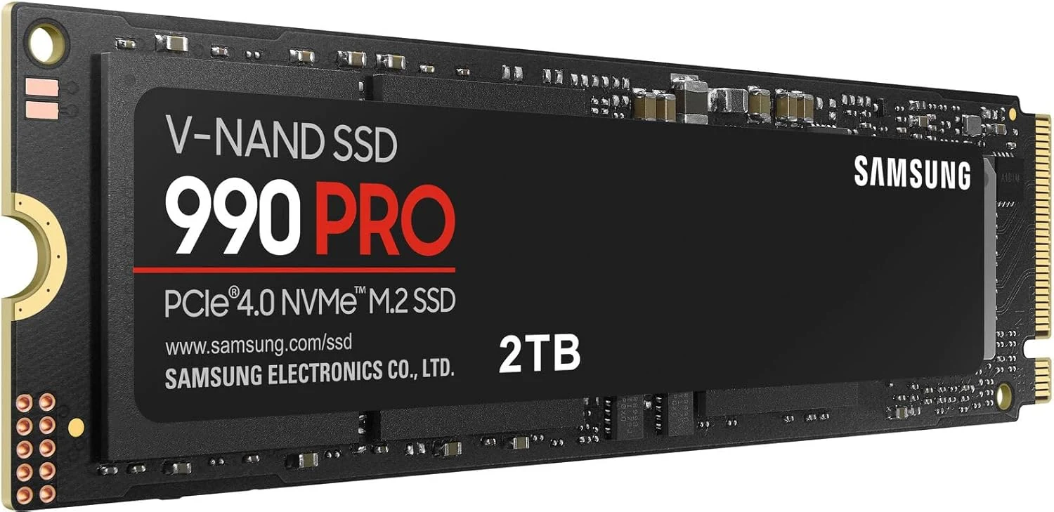 Samsung 990 PRO SSD 2TB NVMe M.2 PCIe Gen4, M.2 2280