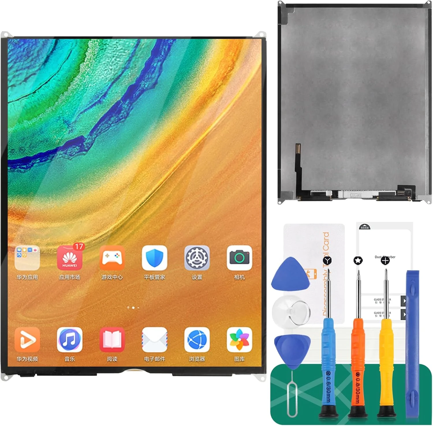 for iPad 9 (2021) 10.2’’ Screen Replacement for iPad 9 LCD Display A2602 A2603 A2604 A2605 with Repair Kits (Black, Not Include Digitizer)