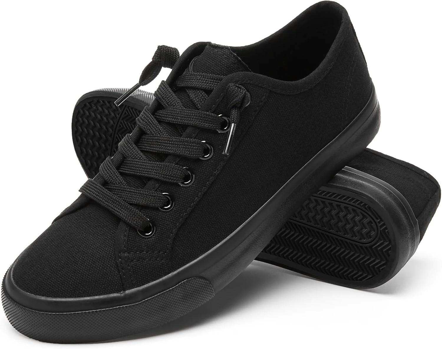 XRH Women Canvas Sneaker Slip On Non Slip Casual Shoes Lace review