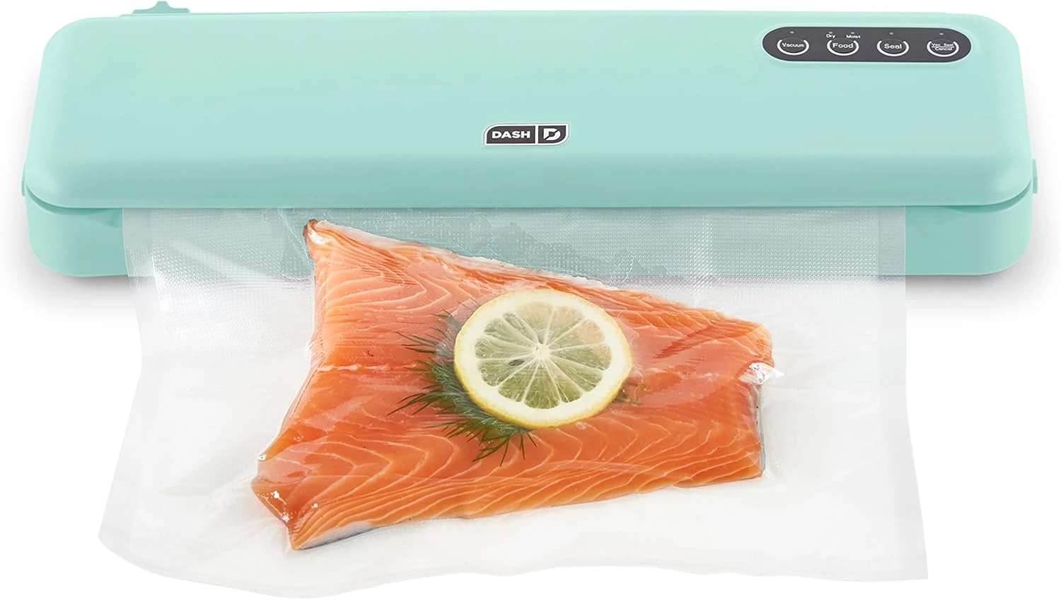 Dash SuperSeal Vacuum Sealer - Airtight Meal Packaging for Sous Vide & Safe Food Storage