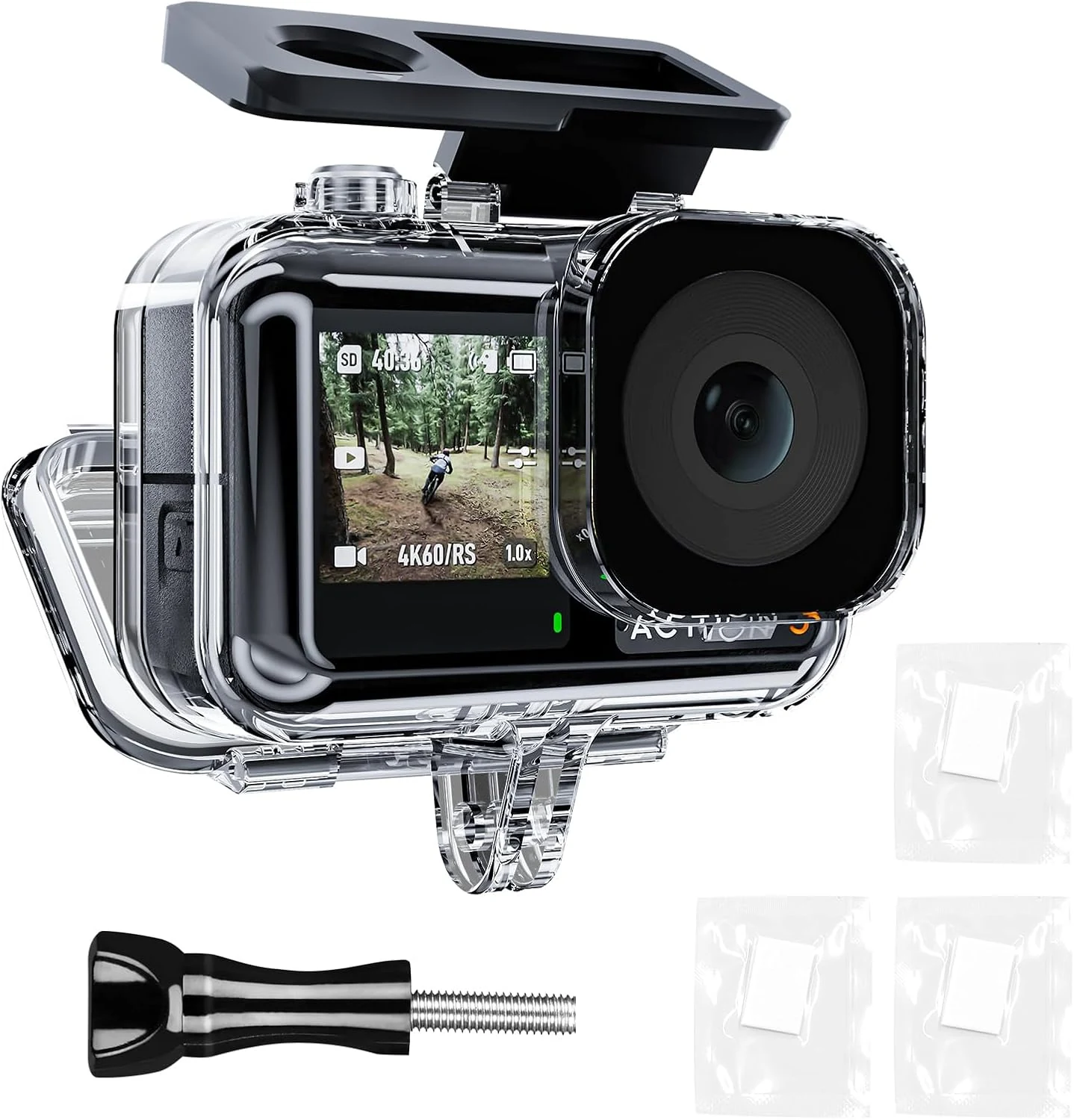 TELESIN Waterproof Case for DJI Action 5 Pro Action 4/3