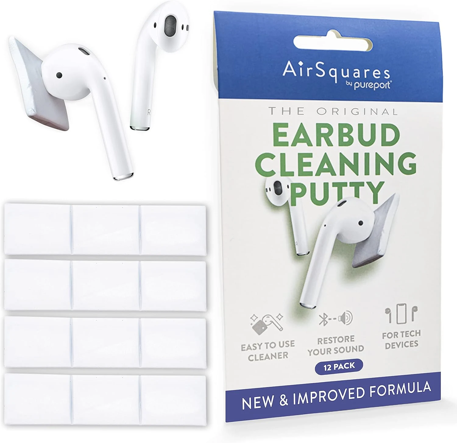 Cleaner Kit for Airpods by AirSquares (12 Pack)