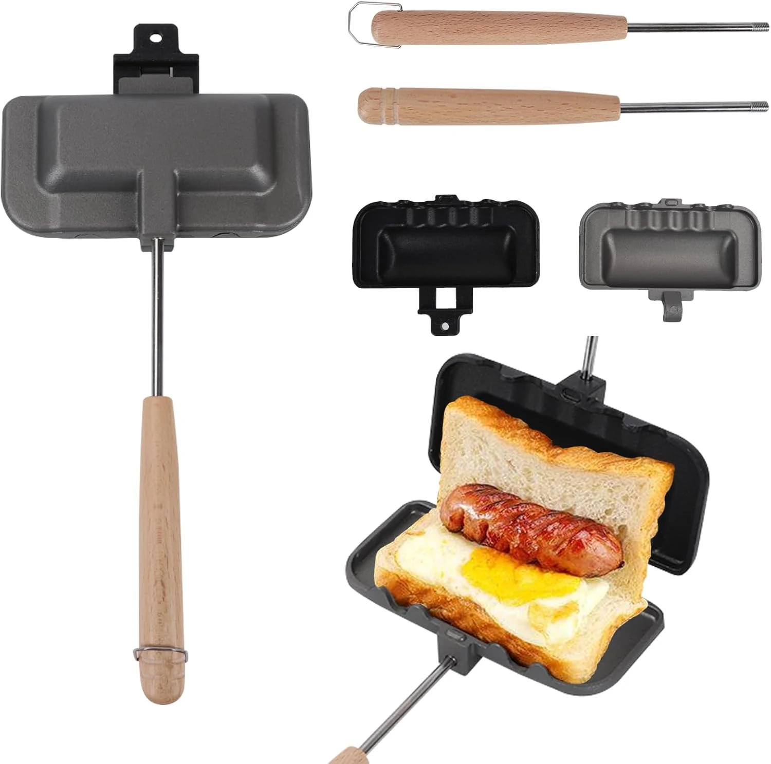mumisuto Sandwich Maker Pan, Double-Sided Sandwich Baking Pan Nonstick Sandwich review