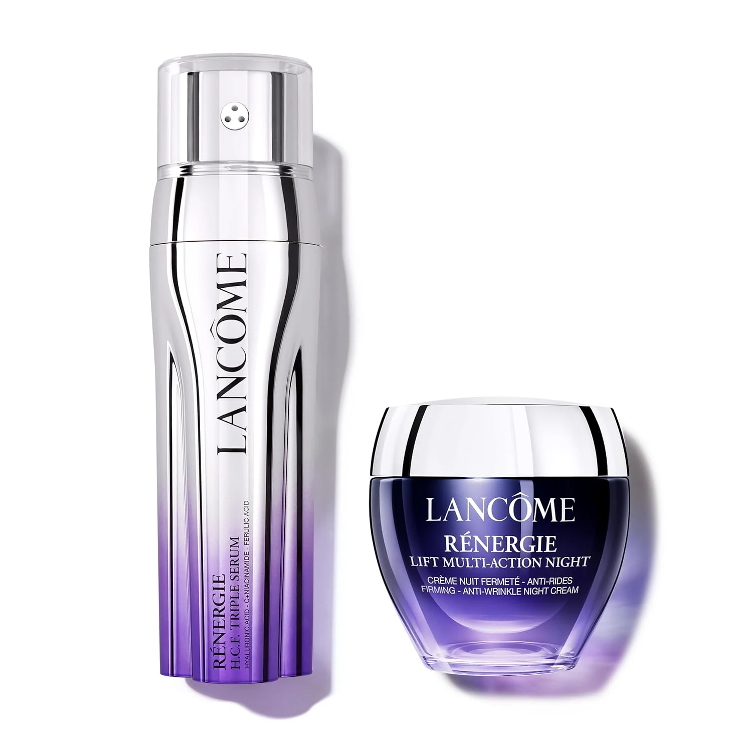 Lancôme Hyaluronic Acid Skincare Duo - Rénergie H.C.F. Triple Serum & Rénergie Multi-Action Night Cream