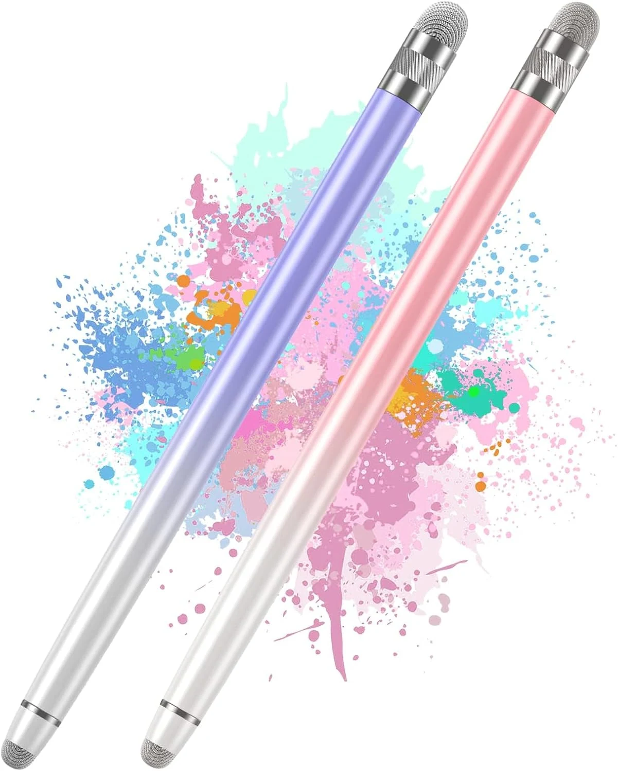Bopomofo 2PCS Stylus Pens for Touch Screens, Stylus Pen for iPhone/iPad/Tablet Android/Microsoft Surface