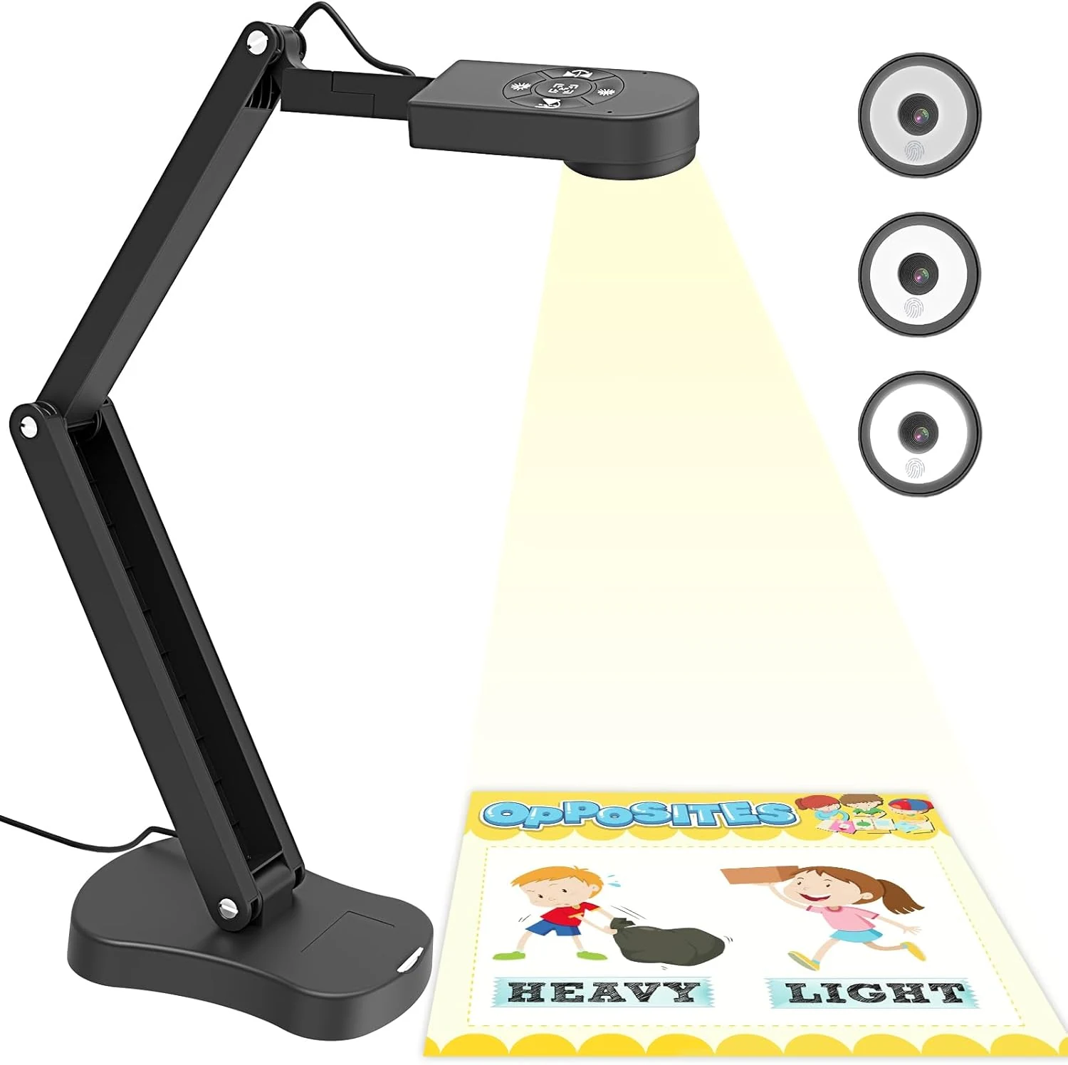 PAKOTOO 8MP USB Document Camera for Teachers and Classroom for A3 A4
