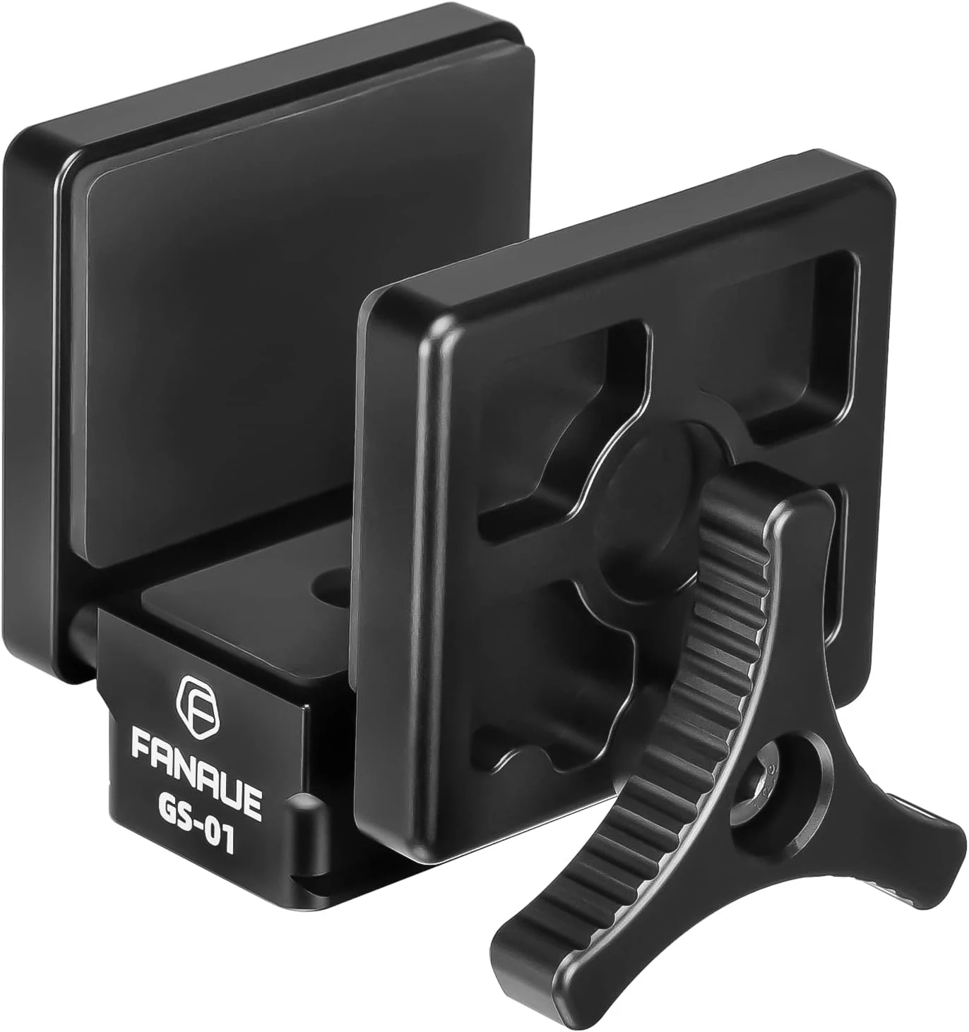 FANAUE GS-01Arca Swiss Rifle Saddle Mount, Hunting Tripod Clamp with Quick Release Plate