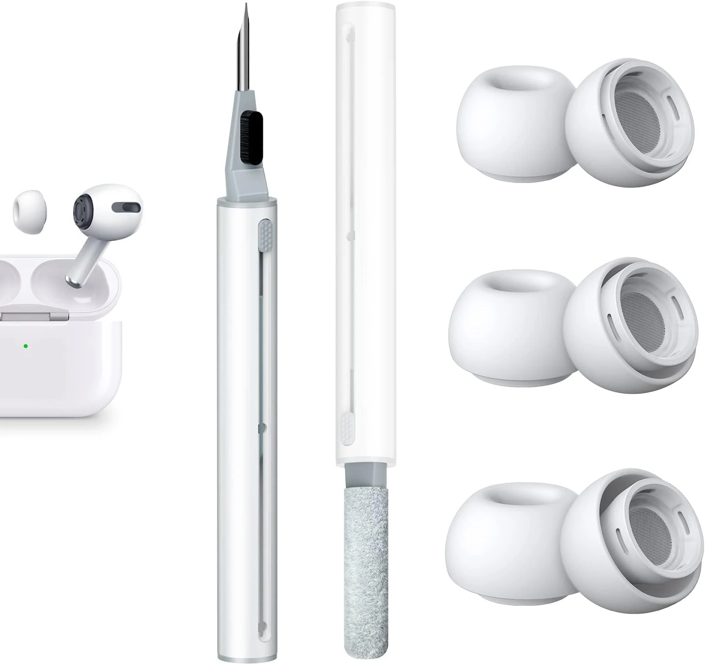 [3 Pairs] Replacement Ear Tips for AirPods Pro and AirPods Pro 2nd Generation