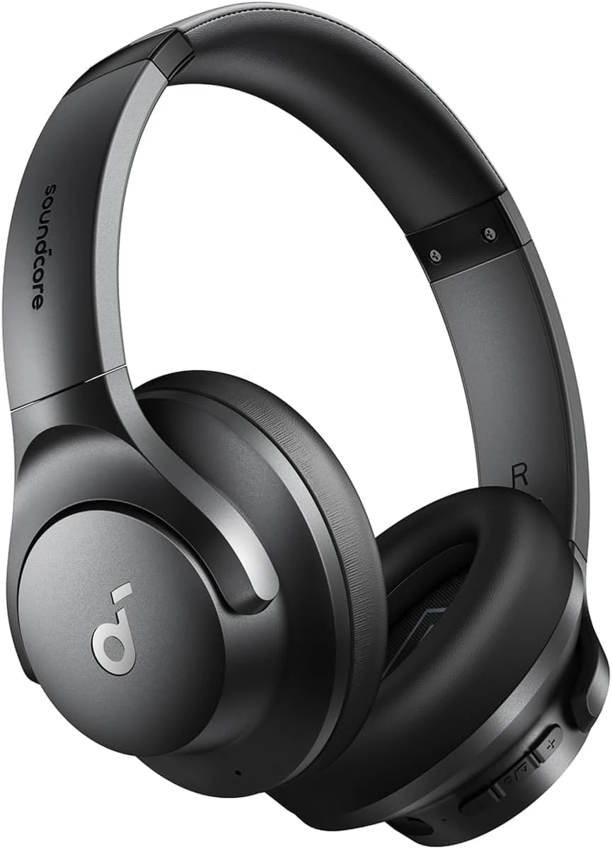 Soundcore by Anker Q20i Hybrid Active Noise Cancelling Headphones, Wireless Over-Ear Bluetooth