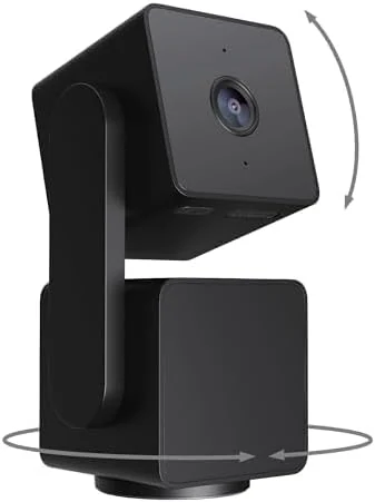 WYZE Cam Pan v3 Indoor/Outdoor IP65 1080P 360° Pan/Tilt/Zoom WiFi Smart Home Security Camera, Motion Tracking for Baby/Pet, Color Night Vision, Works with Alexa&Google Assistant, Free Expert Setup
