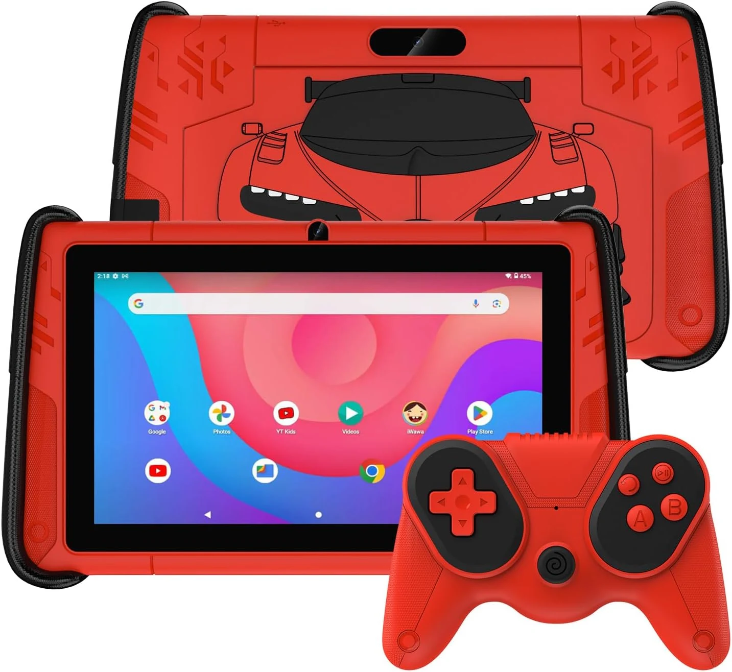 7 Inch Kids Tablet with Case, Android 15 Tablet for review