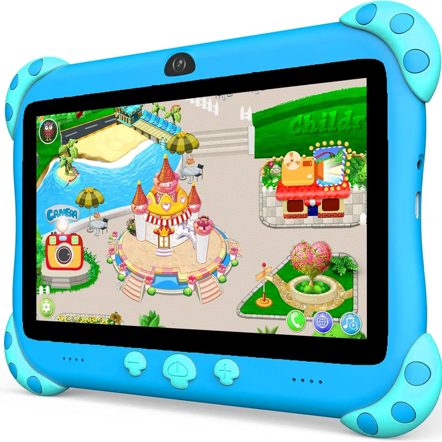 YINOCHE 7 inch Kids Tablet with Case, WiFi Tablets for Kids (Android Toddler Tablet)