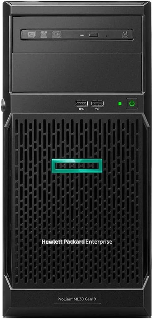 Hewlett Packard Enterprise HPE ProLiant ML30 Gen10 Plus Tower Server (Xeon E-2314, 64GB DDR4, 8TB SSD, RAID)