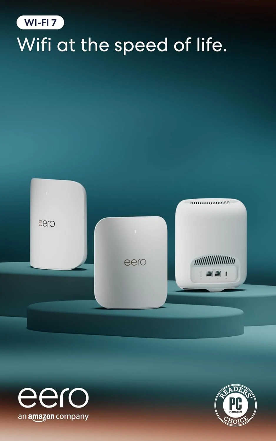 eero Pro 7 tri-band mesh Wi‑Fi 7 router (newest model)