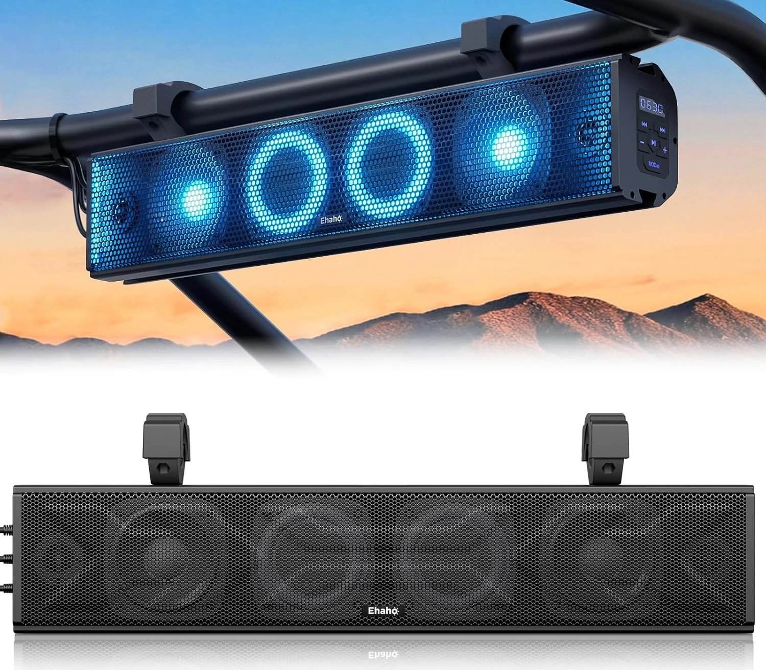 Ehaho 25 Inch UTV Sound Bar, IP66 Waterproof Bluetooth Golf review