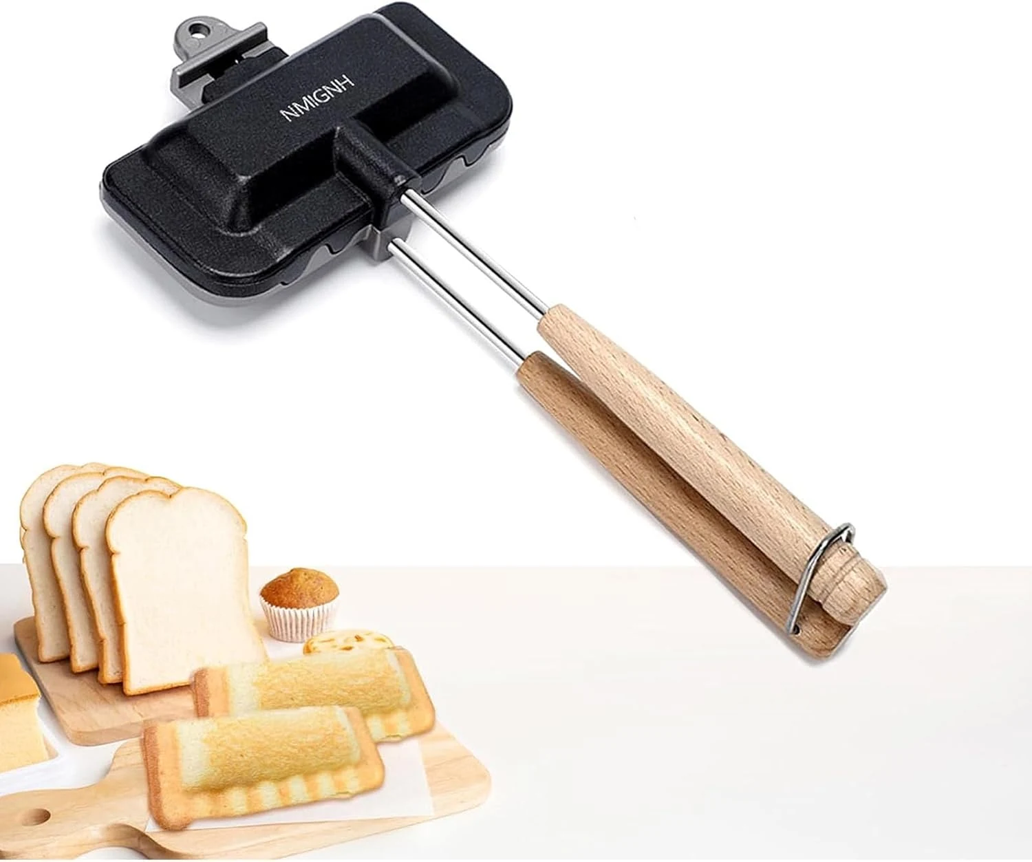 NMIGNH Hot Sandwich Maker (Double-Sided Aluminum Baking Pan)