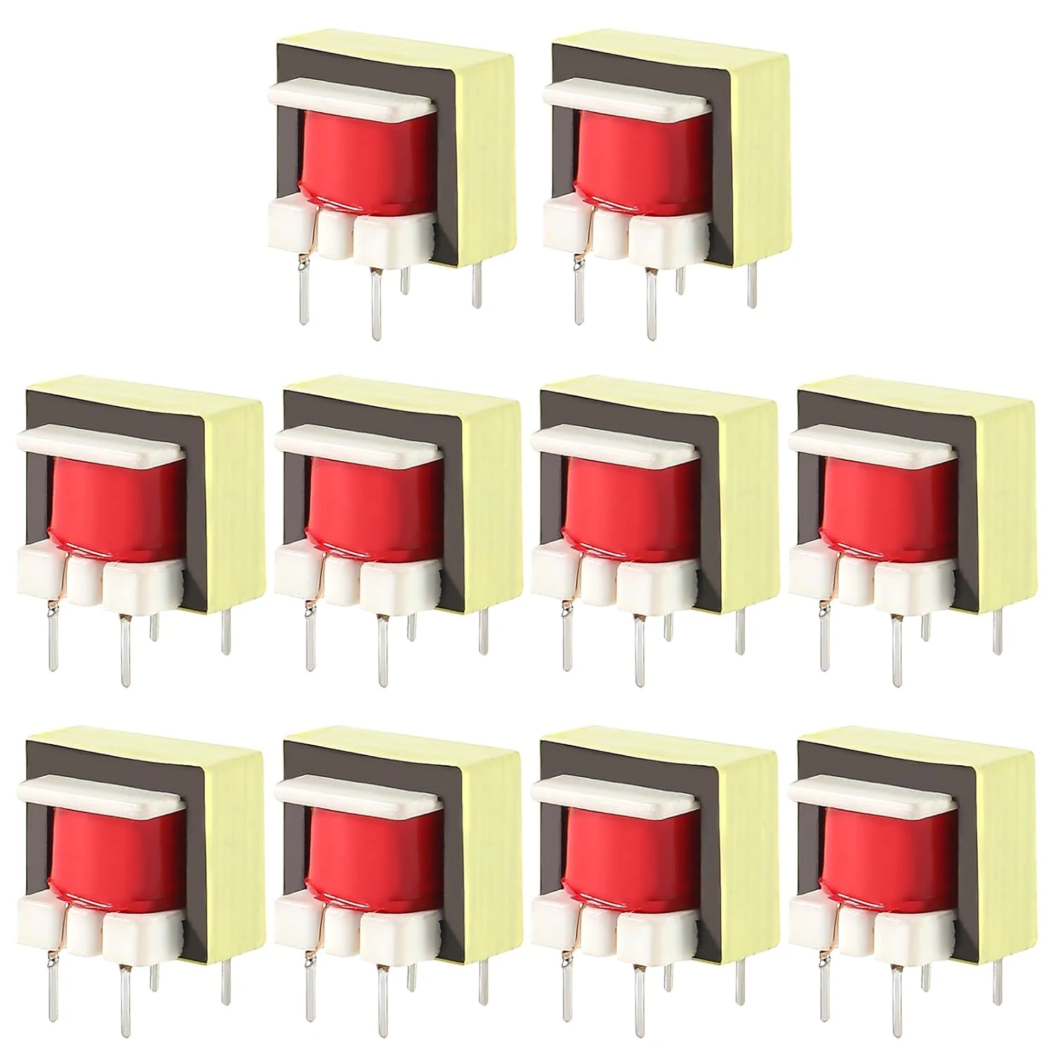 10pcs EE-14 Audio Transformer High Efficiency Audio Isolation Transformers 1300 : 8 Ohm