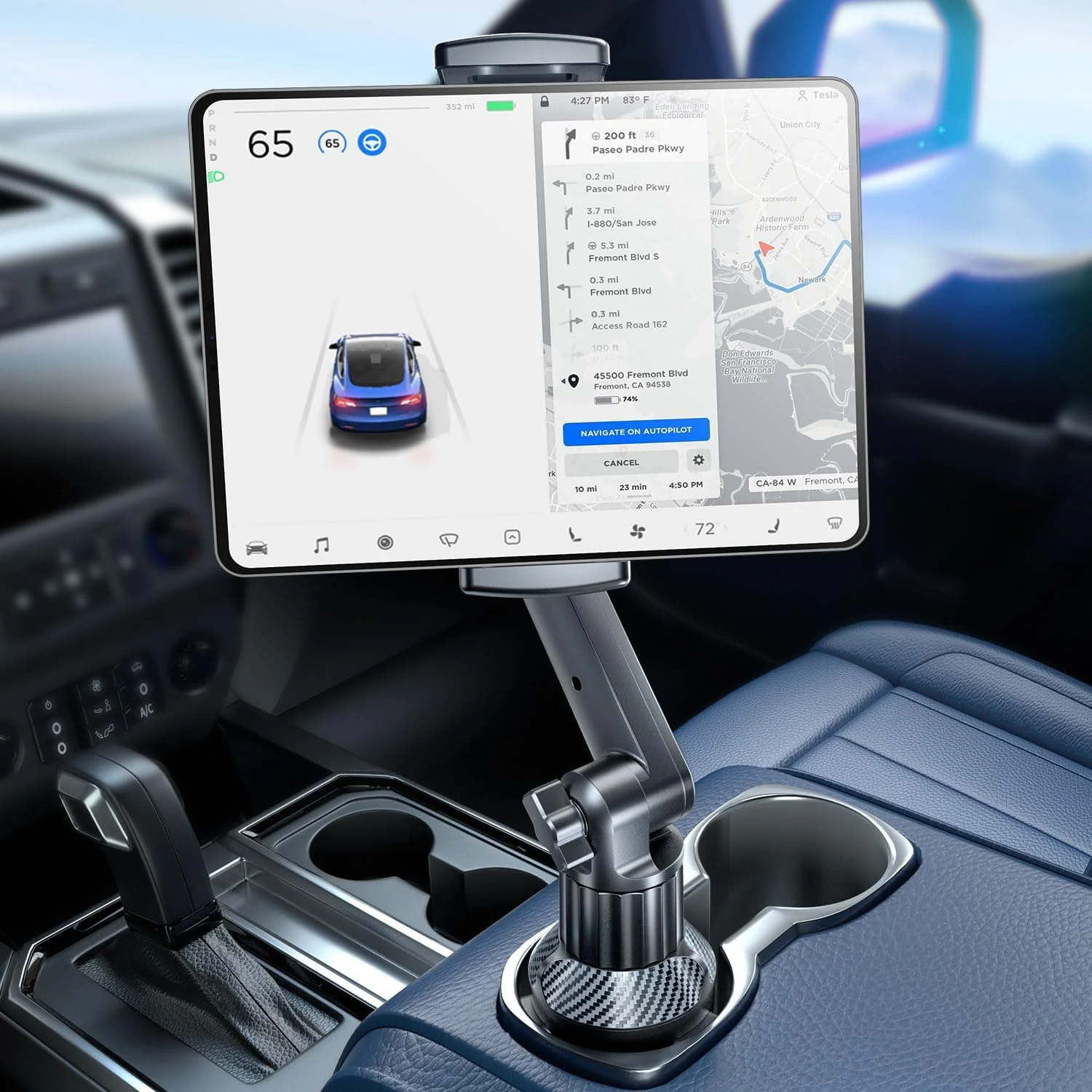 eSamcore Tablet Holder for Car, for iPad Stand Cup Holder review