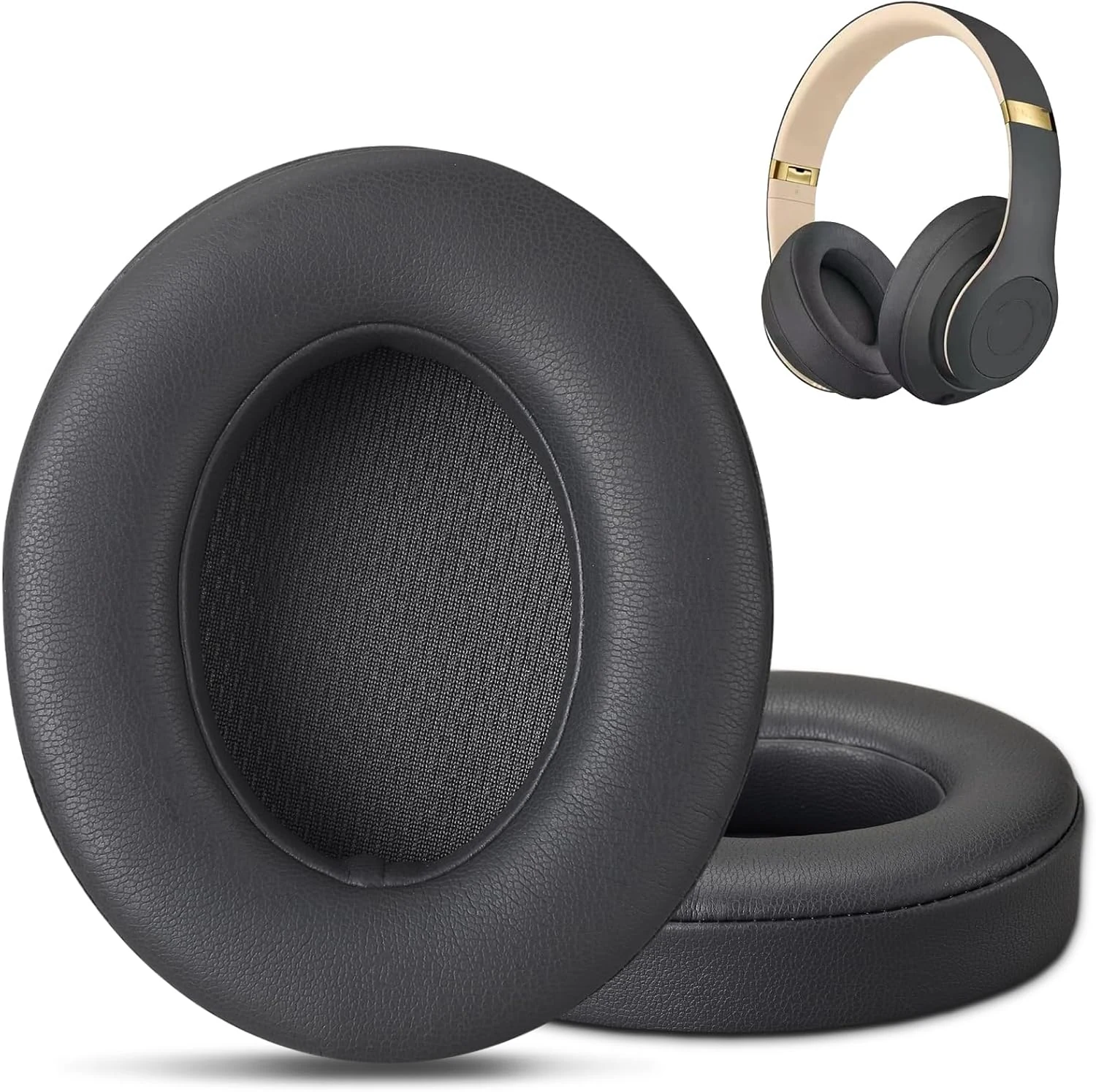 Replacement for Beats Studio 3 Replacement Ear Pads Grey (Beats Studio 3/2)
