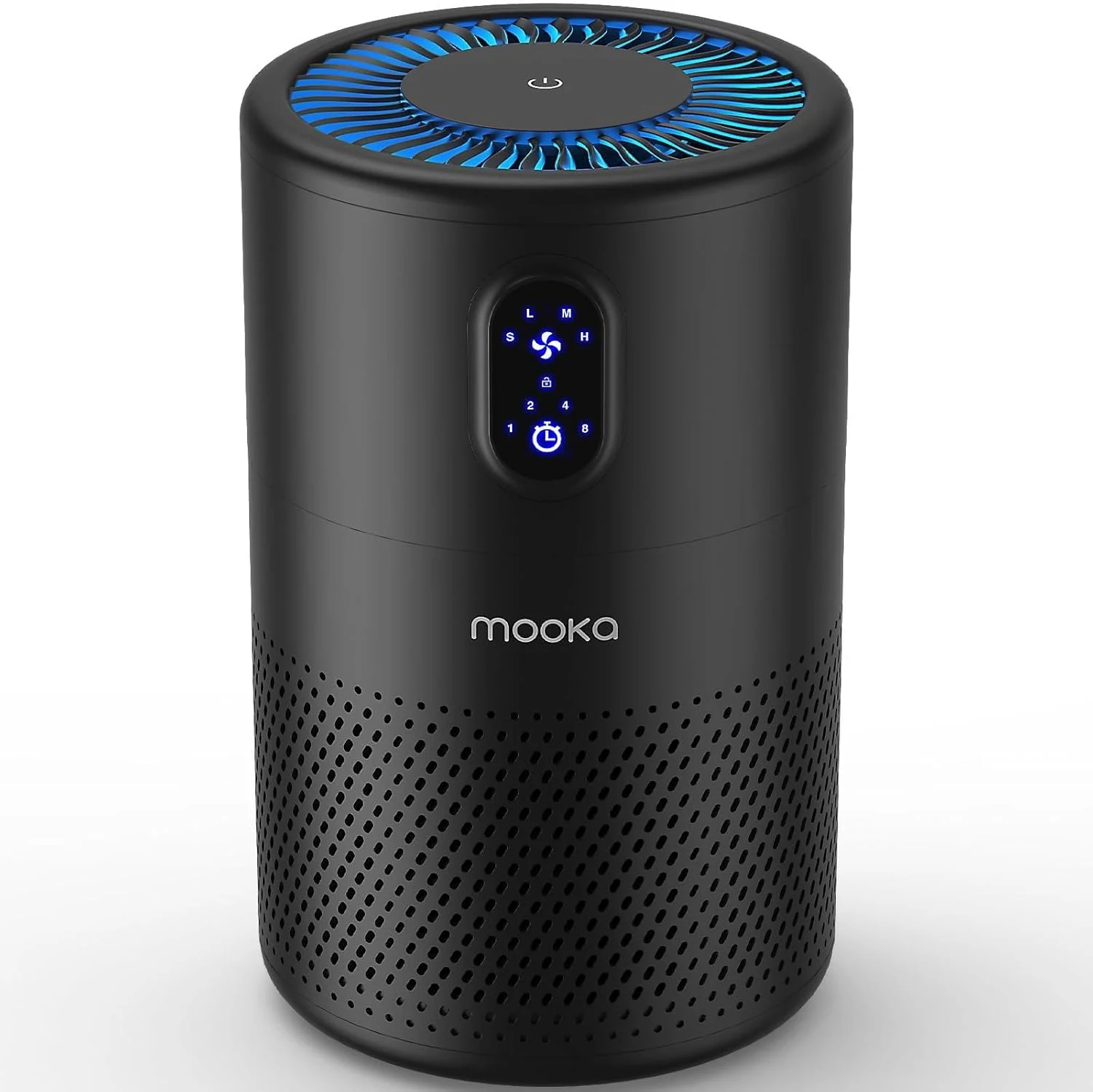MOOKA Air Purifiers for Home Large Room up to 1076 ft², H13 True HEPA Air Filter Cleaner (B-D02L)