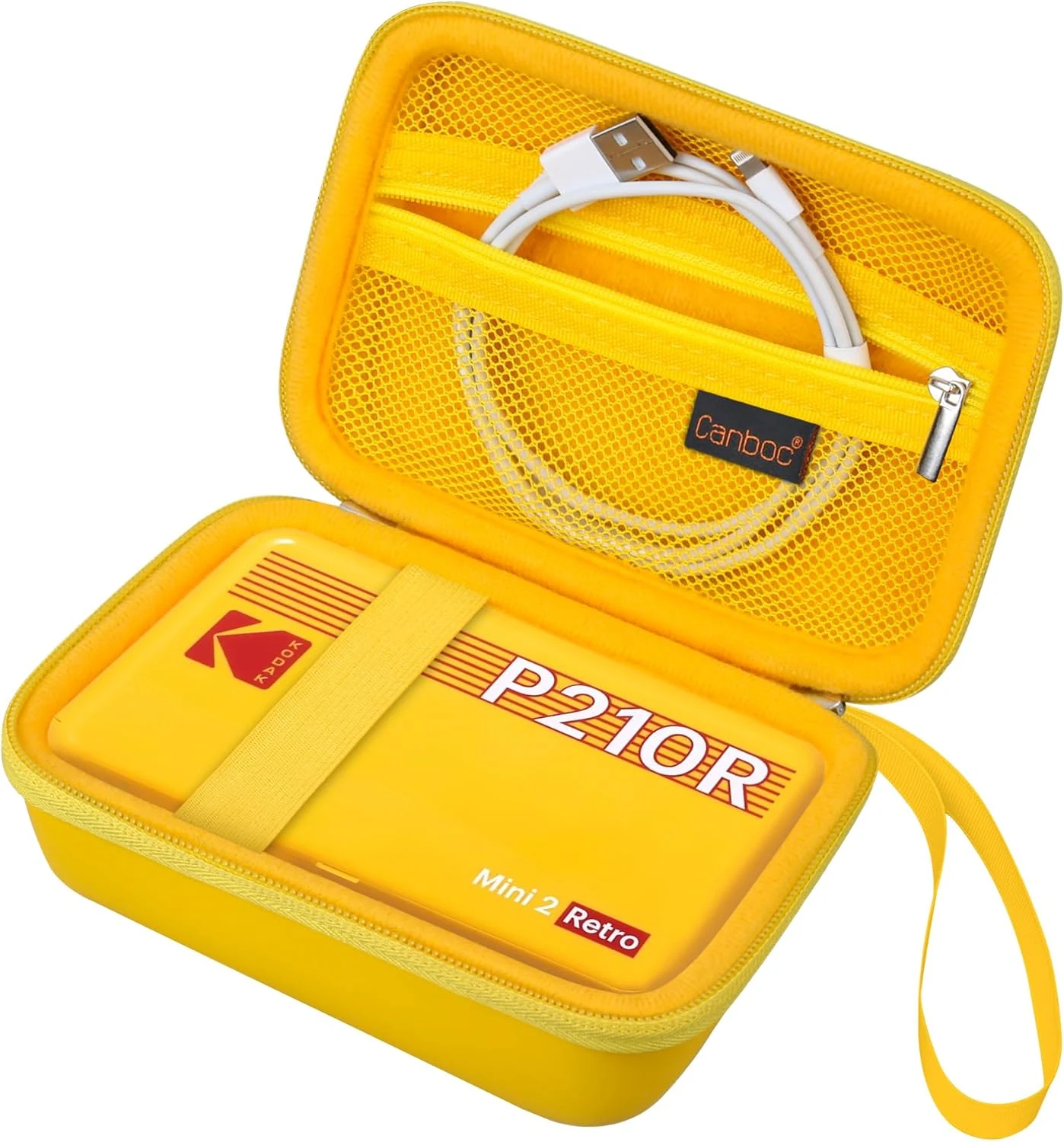 Canboc Carrying Case for KODAK Mini 2 Retro 4PASS Portable Photo Printer/KODAK Mini Shot 2 Retro 4PASS 2-in-1 Instant Digital Camera