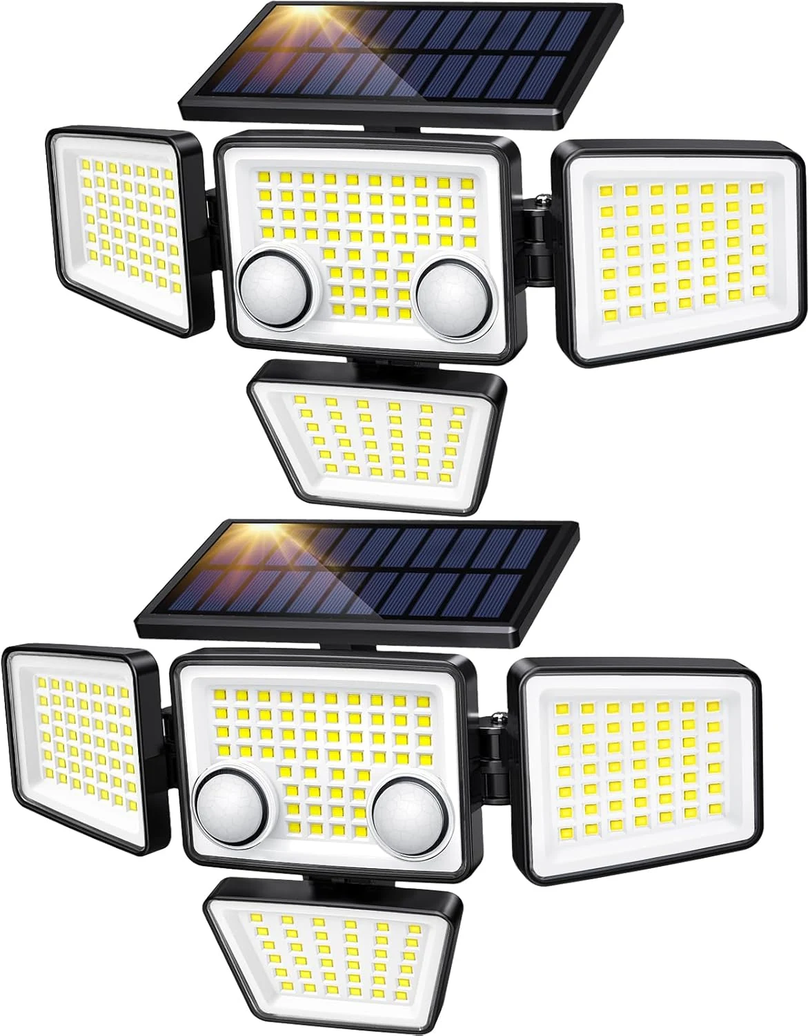 LYWALT Solar Outdoor Lights (2 Pack)