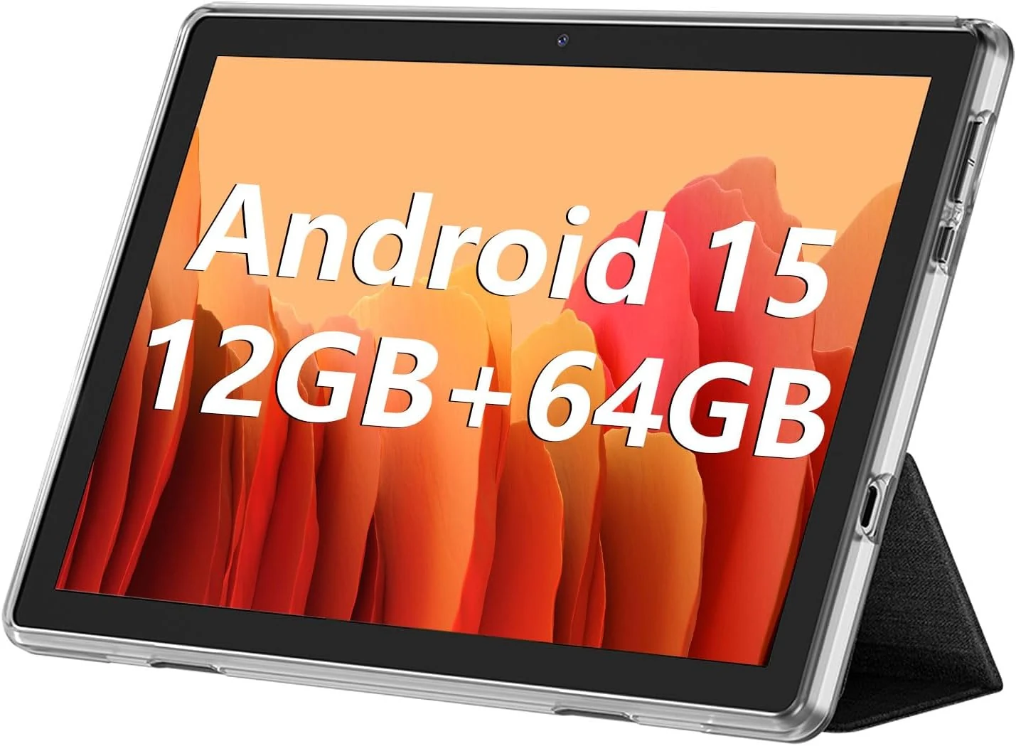 ECOPAD 10.1 Inch Tablet (Android 15, 12GB RAM, 64GB + 1TB SD expansion, 6000mAh)