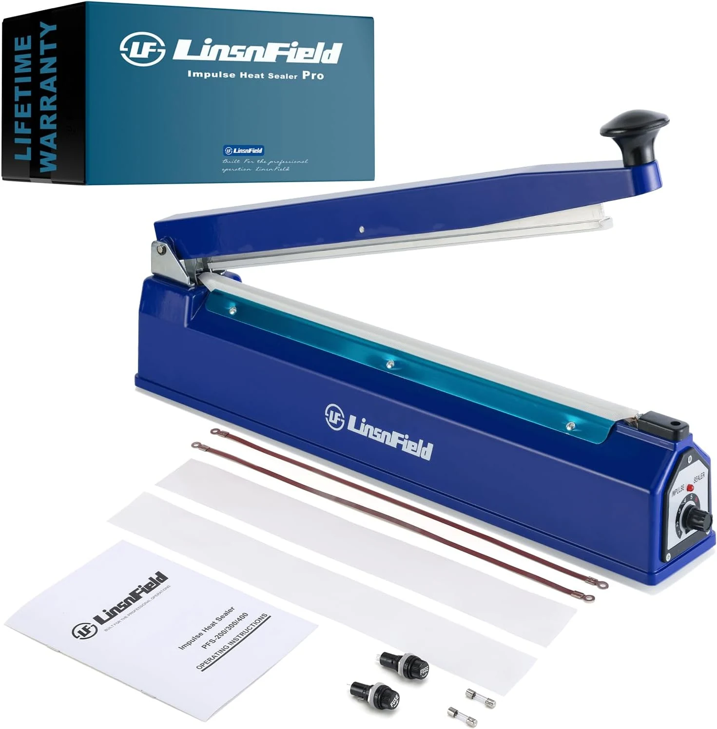 Sealer Pro - 12 inch Impulse Heat Sealer (7mm sealing width) by LinsnField