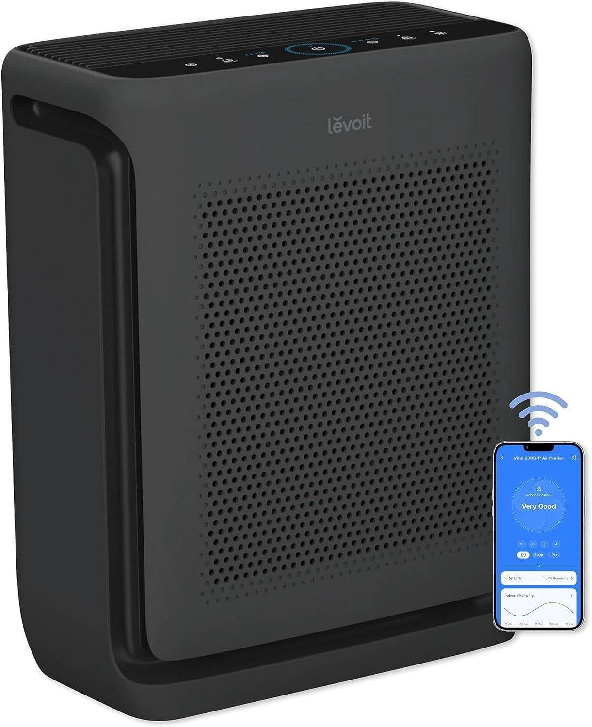 LEVOIT Air Purifiers for Home Large Room Up to 1875 Ft² with Washable Pre-Filter (Vital 200S-P)