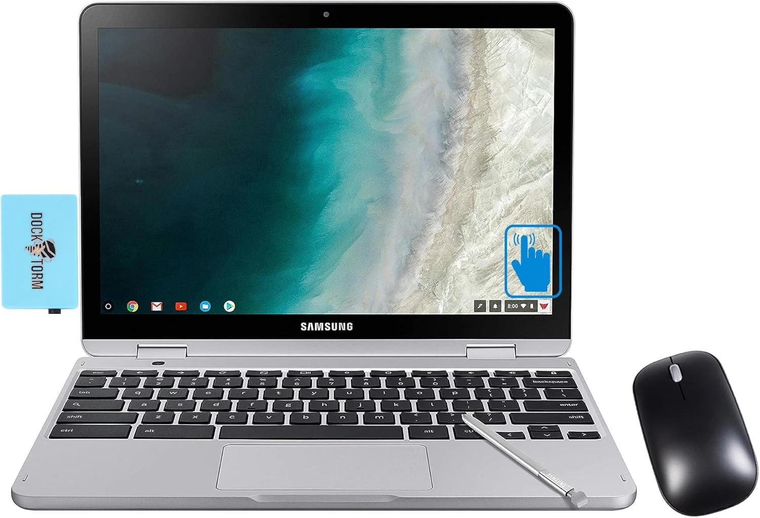 Samsung 12.2" FHD 2-in-1 Touchscreen Chromebook Plus Laptop (Intel Celeron 3965Y, 4GB RAM, 64GB eMMC SSD)