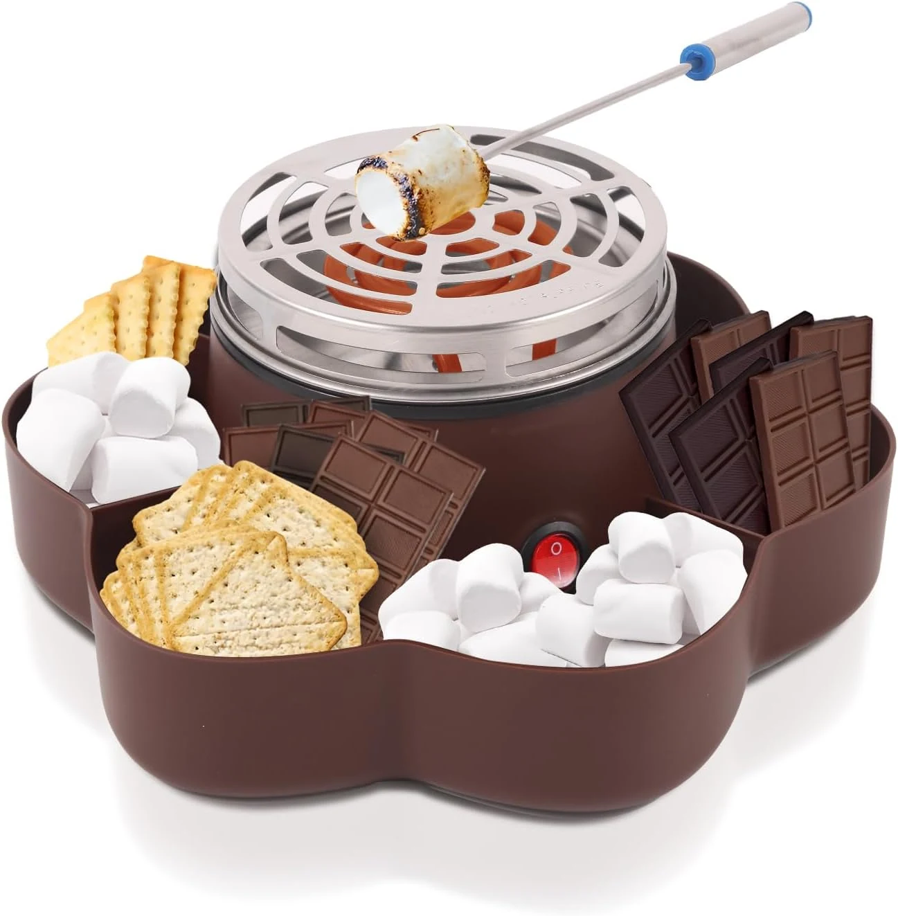 SMORES Electric S'mores Maker Tabletop Indoor, Flameless Marshmallow Roaster