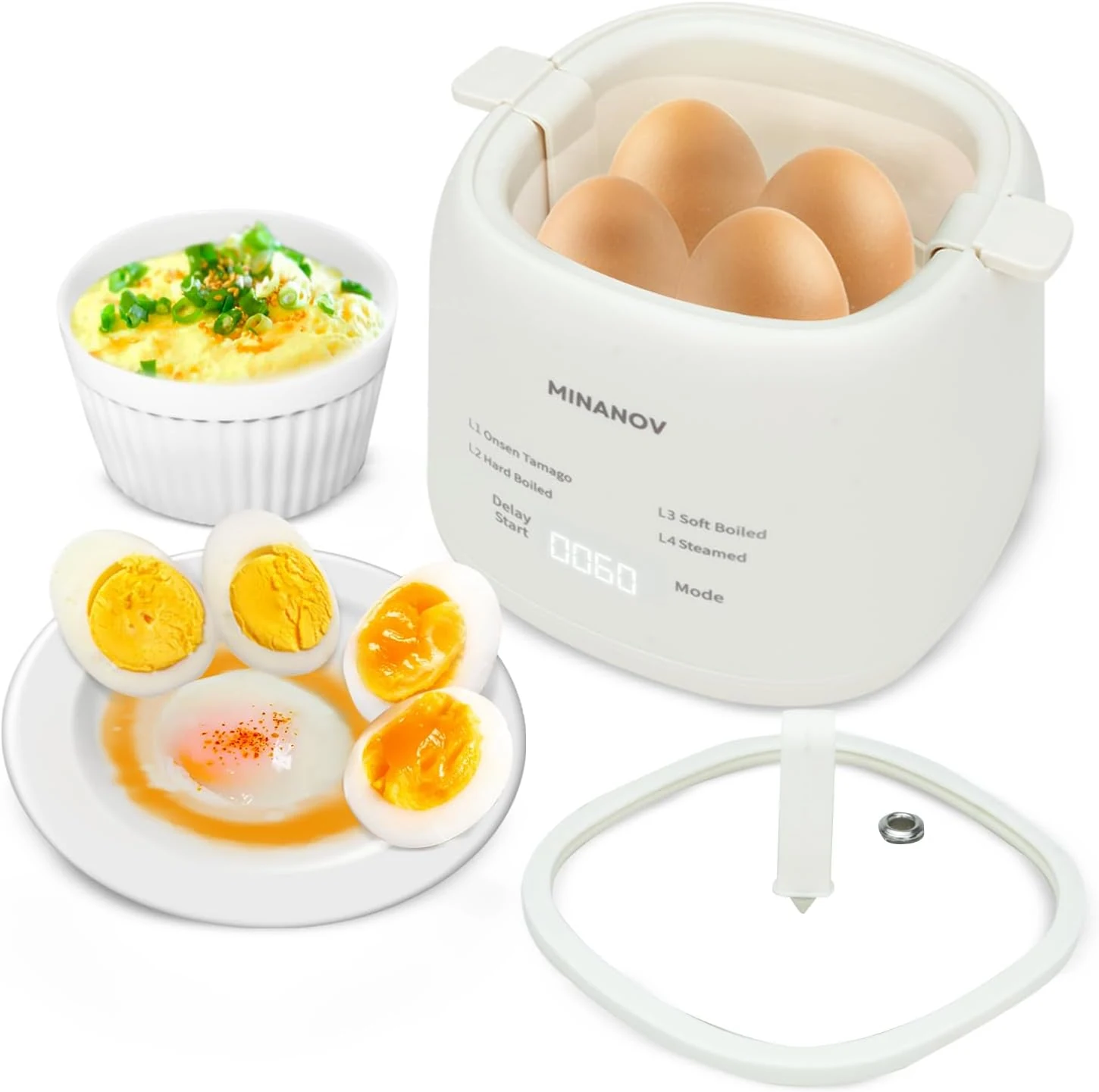 MINANOV electric egg maker (mini smart egg cooker)