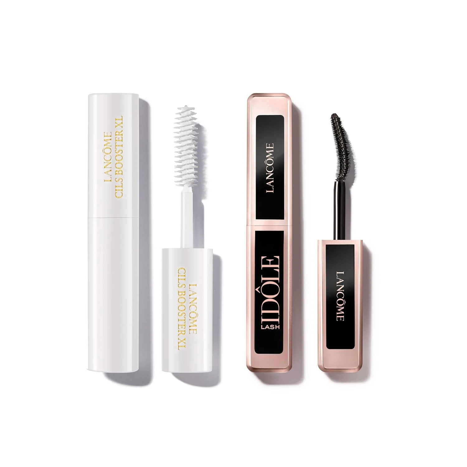 Lancôme Cils Booster XL Mascara Primer & Lash Idôle Black Mascara Duo - Lash-Lifting & Priming Travel Size Makeup Set