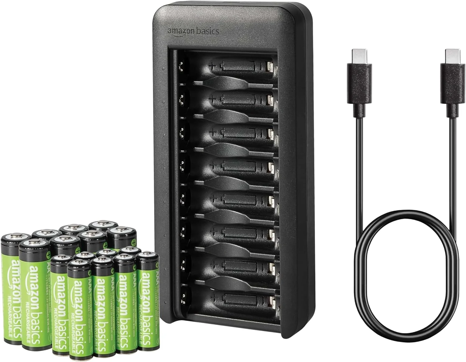 Amazon Basics Rechargeable Low Self Discharge NiMh Battery with 8-Bay review